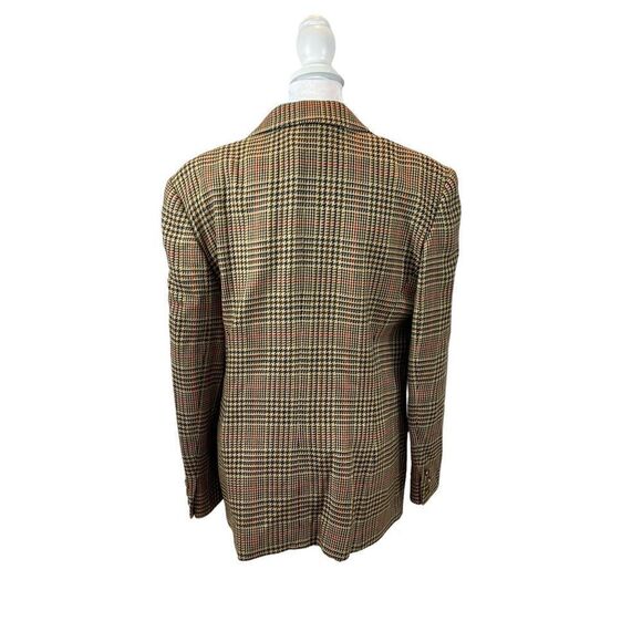 Vintage David Brooks 100% Wool Houndstooth‎ Blazer Size 8 - Picture 2 of 16